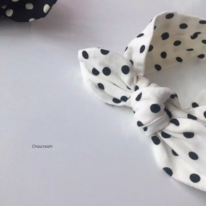 Choucream - Korean Baby Fashion - #onlinebabyshop - Dot Hairband - 6