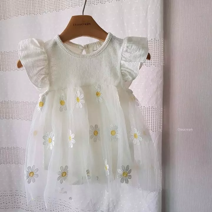 Choucream - Korean Baby Fashion - #smilingbaby - Daisy Bodysuit - 2