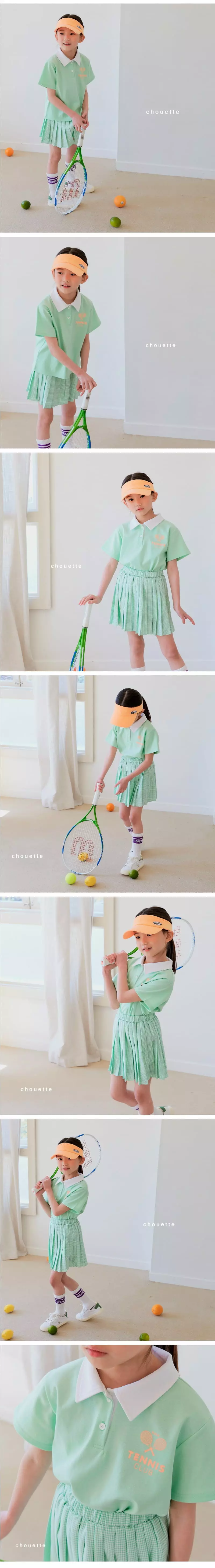Chouette - Korean Children Fashion - #todddlerfashion - Terry Collar Tee - 4