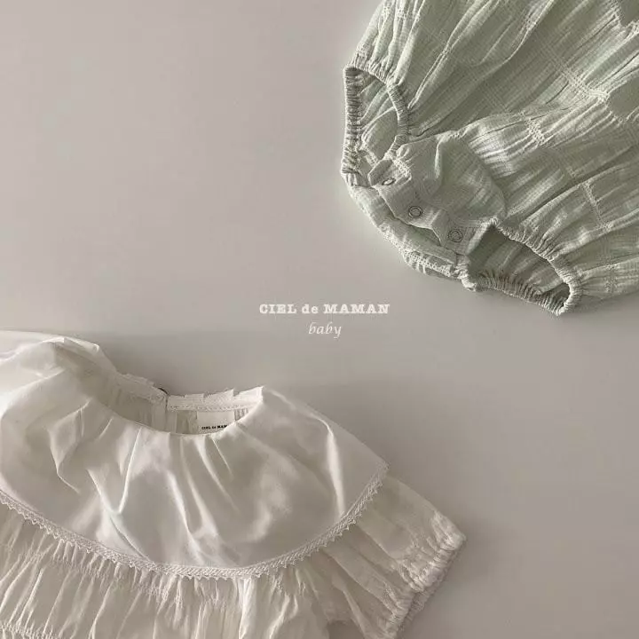 Ciel De Maman - Korean Baby Fashion - #babyboutique - Coco Frill Bodysuit - 6