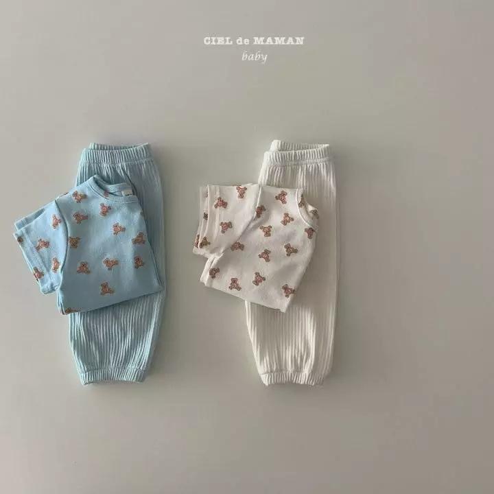 Ciel De Maman - Korean Baby Fashion - #babyboutiqueclothing - Toy Top Bottom Set - 5