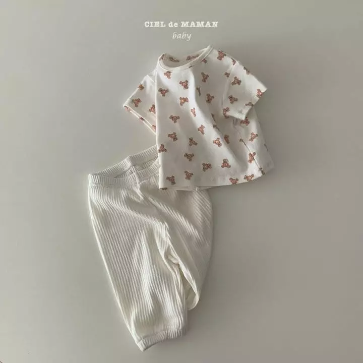 Ciel De Maman - Korean Baby Fashion - #babyfashion - Toy Top Bottom Set - 7