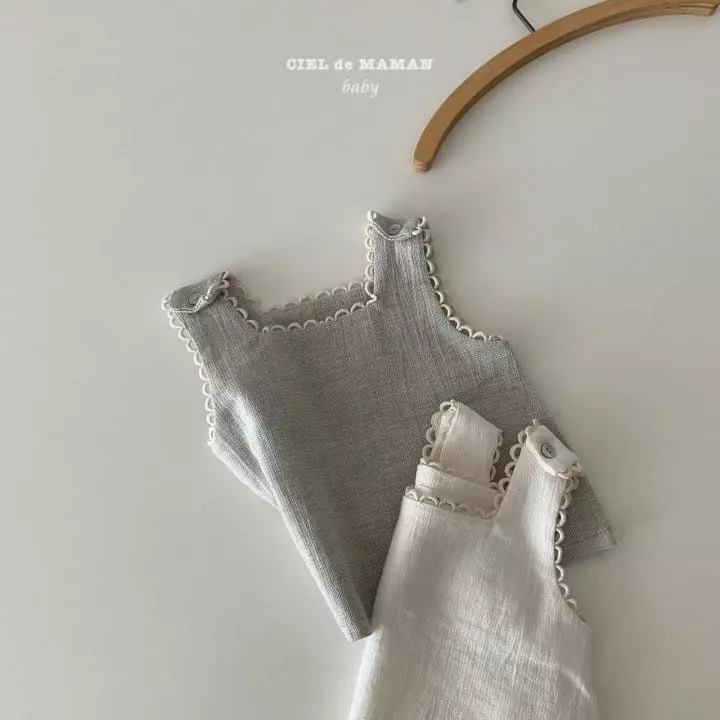 Ciel De Maman - Korean Baby Fashion - #babyfever - Linen Sleeveless - 5