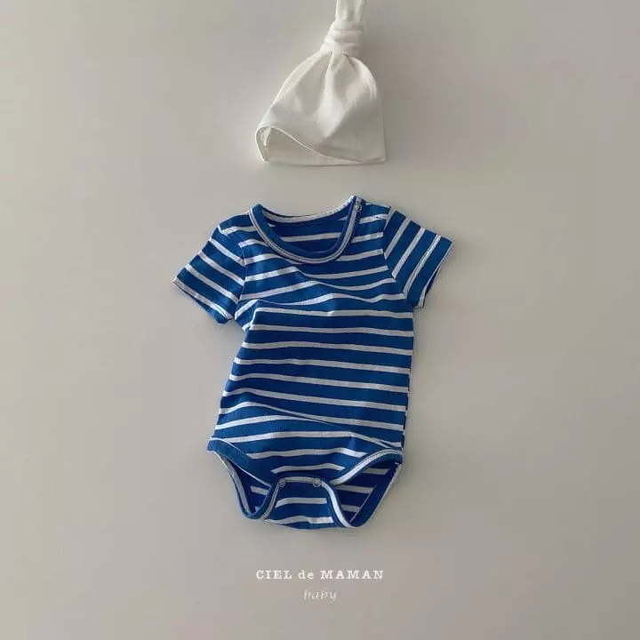 Ciel De Maman - Korean Baby Fashion - #babyfashion - Stripes Bodysuit - 4