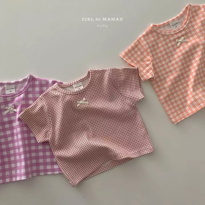 Ciel De Maman - Korean Baby Fashion - #babyoninstagram - Ribbon Tee - 5