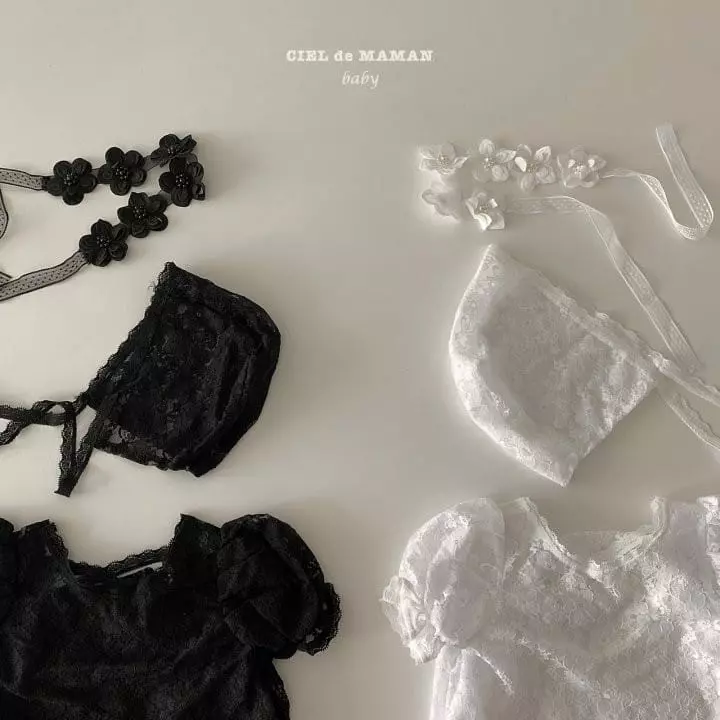 Ciel De Maman - Korean Baby Fashion - #babyoutfit - Love Summer Bodysuit - 2