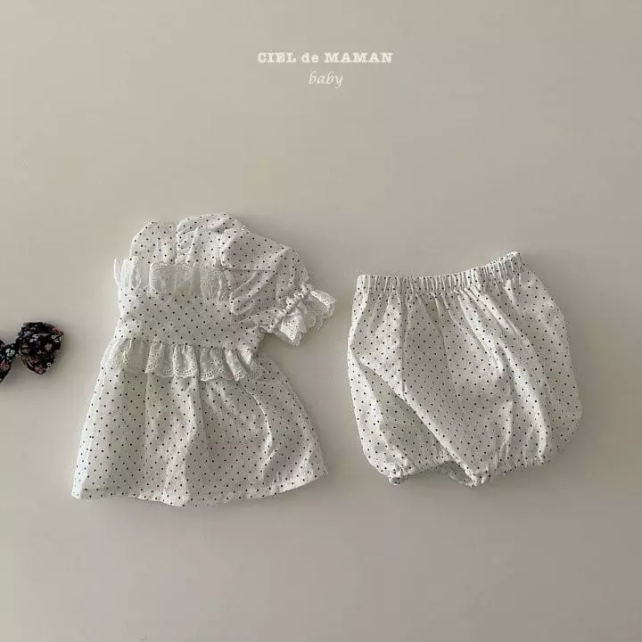 Ciel De Maman - Korean Baby Fashion - #babyoutfit - Hush Bloomer Top Bottom Set - 7