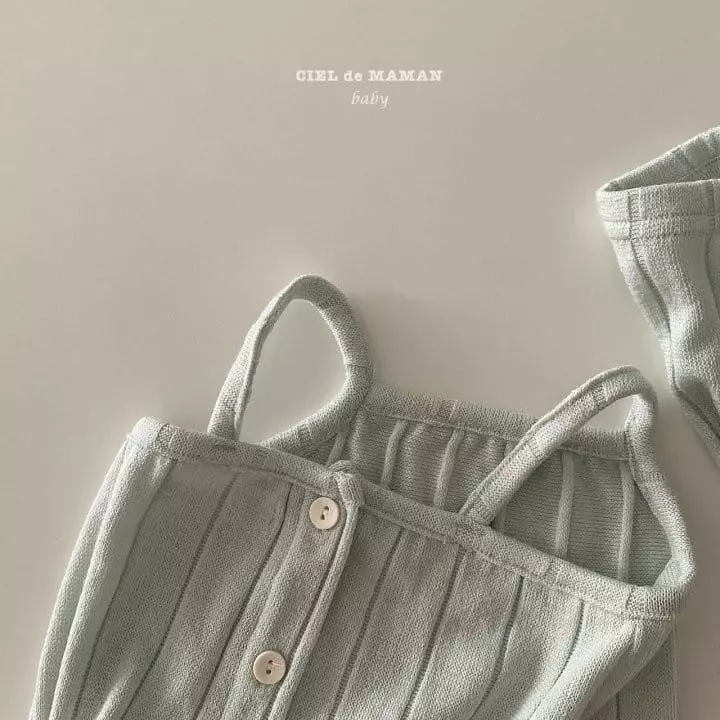 Ciel De Maman - Korean Baby Fashion - #babyoutfit - Jelly Sleeveless Top Bottom Set - 3