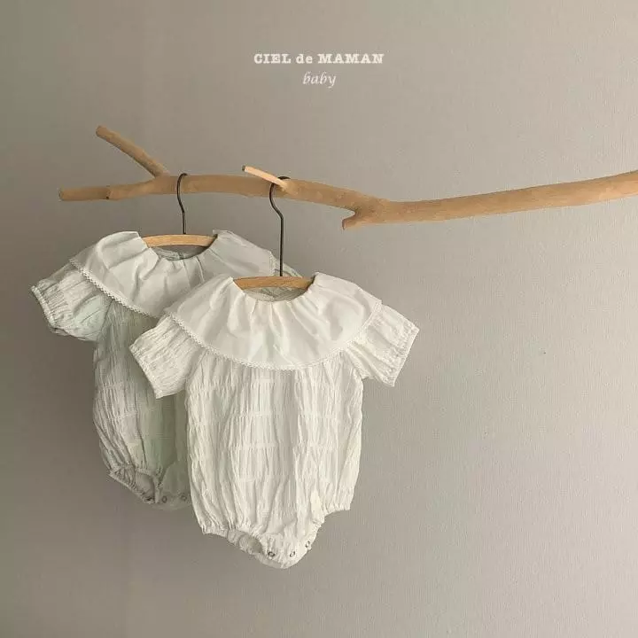 Ciel De Maman - Korean Baby Fashion - #babyoutfit - Coco Frill Bodysuit