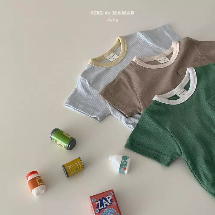 Ciel De Maman - Korean Baby Fashion - #babywear - Essential Rib Bodysuit - 2