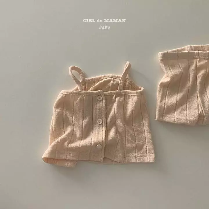 Ciel De Maman - Korean Baby Fashion - #babywear - Jelly Sleeveless Top Bottom Set - 5