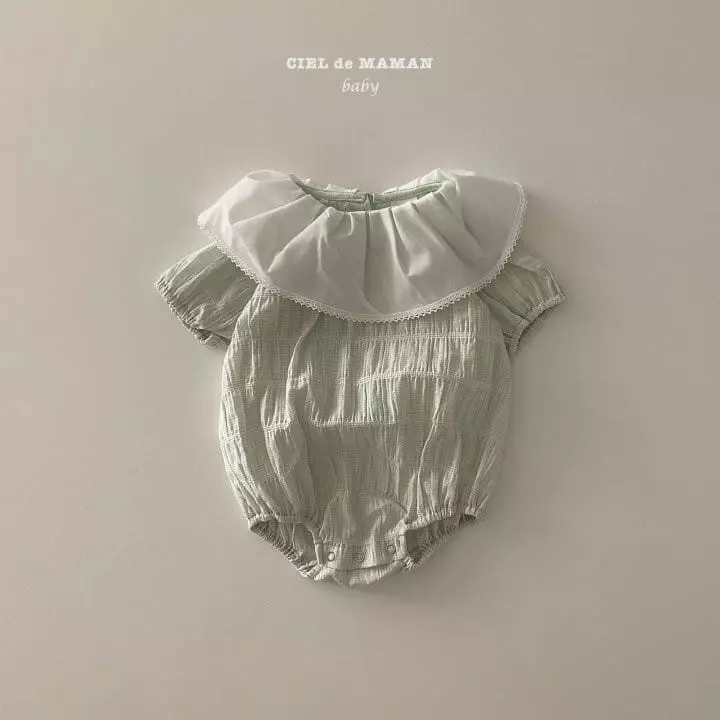 Ciel De Maman - Korean Baby Fashion - #babywear - Coco Frill Bodysuit - 2