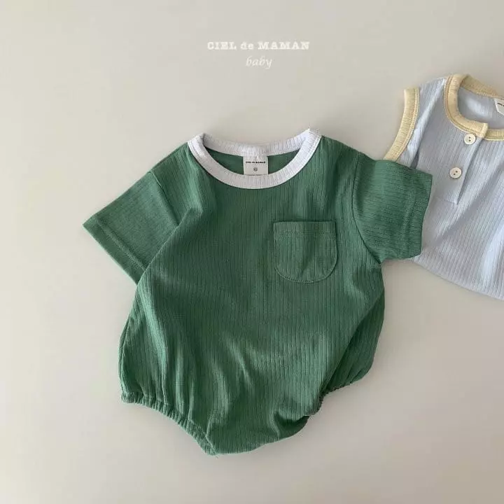 Ciel De Maman - Korean Baby Fashion - #onlinebabyboutique - Essential Rib Bodysuit - 3