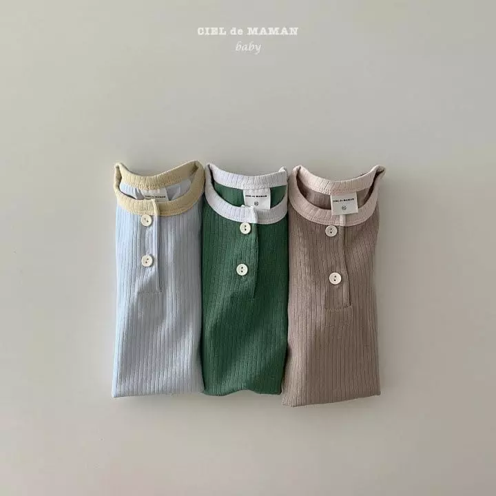 Ciel De Maman - Korean Baby Fashion - #onlinebabyboutique - EssentialBodysuit - 2