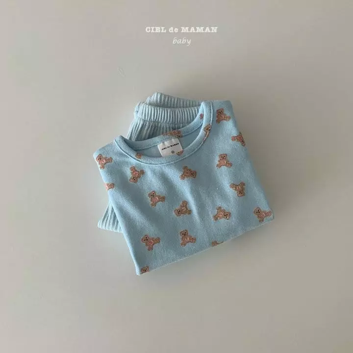 Ciel De Maman - Korean Baby Fashion - #onlinebabyboutique - Toy Top Bottom Set