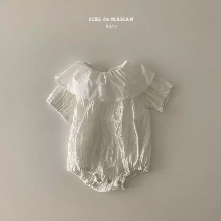 Ciel De Maman - Korean Baby Fashion - #onlinebabyboutique - Coco Frill Bodysuit - 4