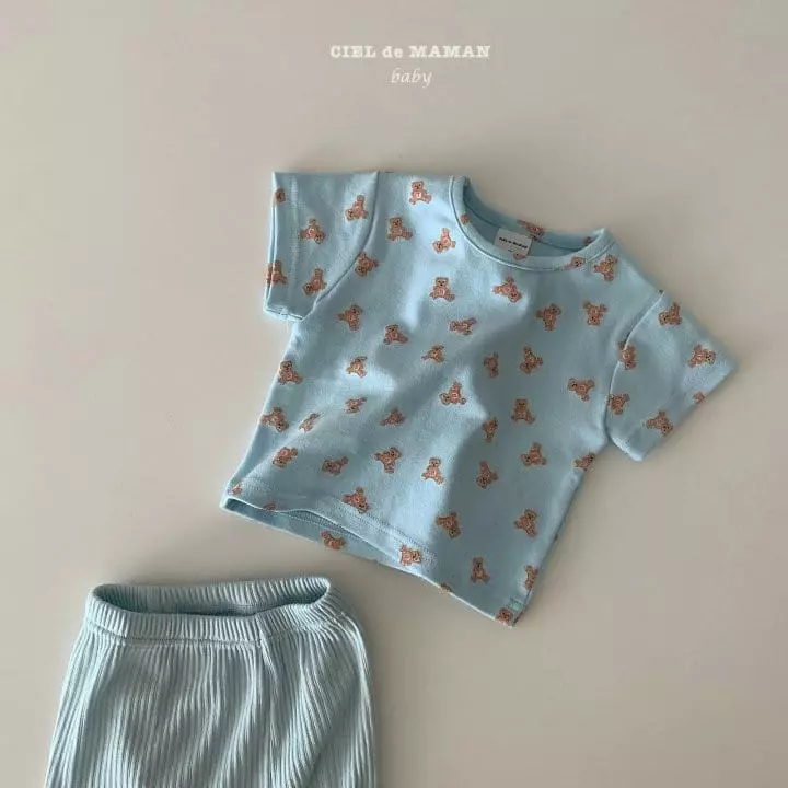 Ciel De Maman - Korean Baby Fashion - #onlinebabyshop - Toy Top Bottom Set - 2
