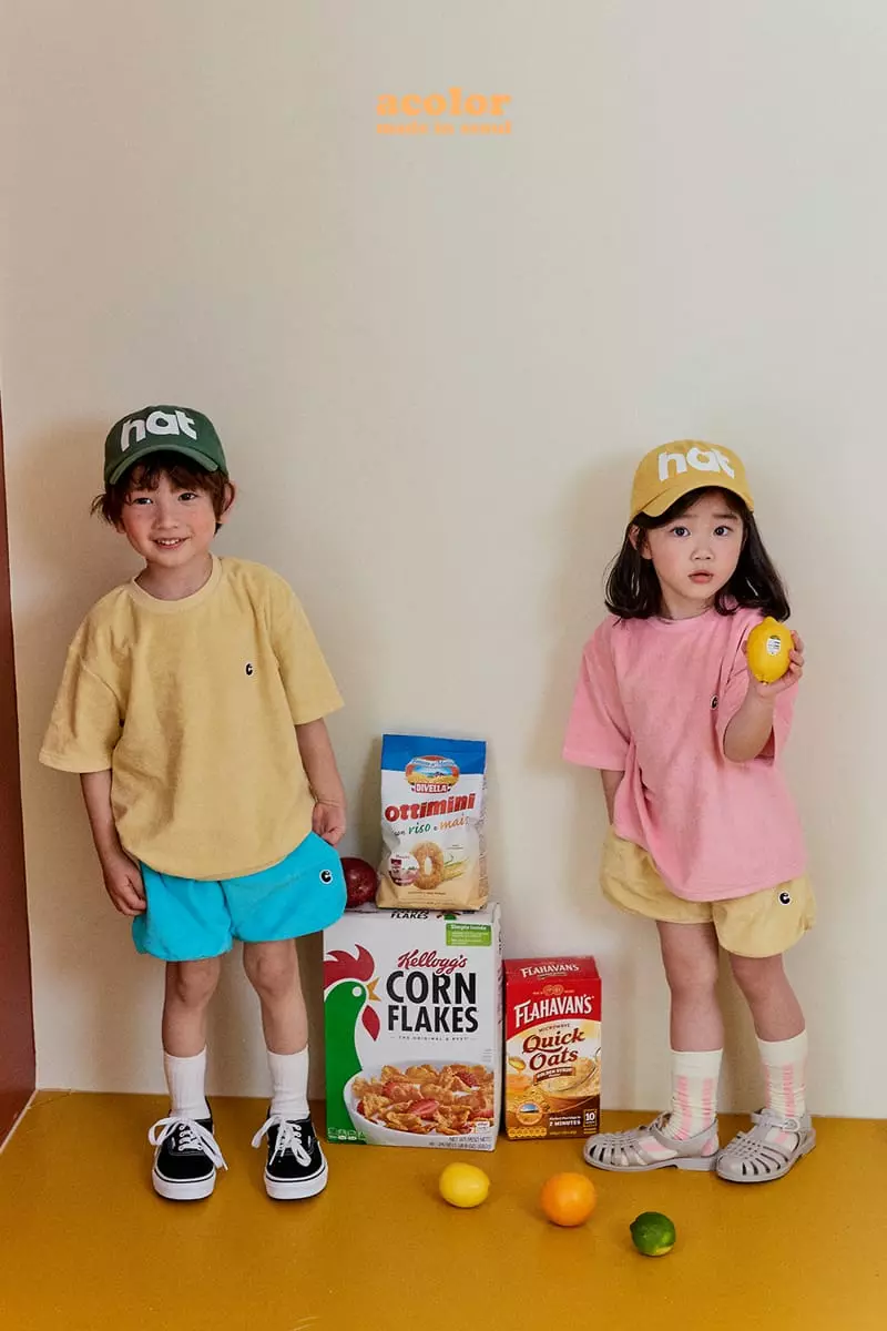 Color - Korean Children Fashion - #childofig - C Logo Terry Tee - 8