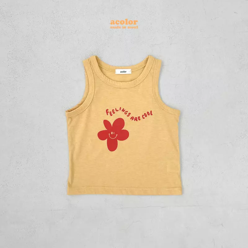 Color - Korean Children Fashion - #childofig - Feelings Flower Sleeveless - 11