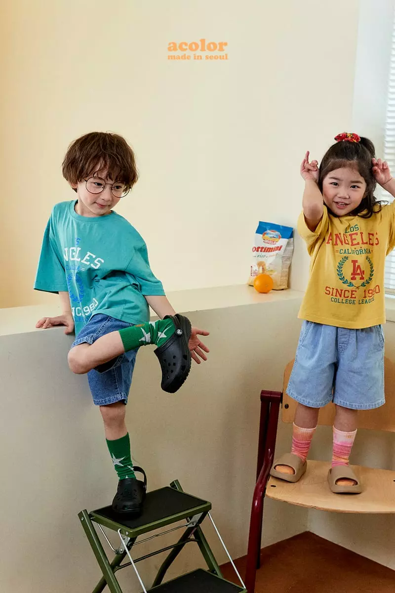 Color - Korean Children Fashion - #childrensboutique - Denim Shorts - 4