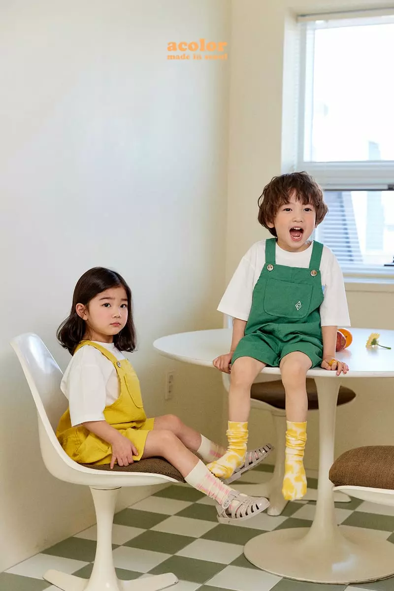 Color - Korean Children Fashion - #designkidswear - Dungarees Pants - 3