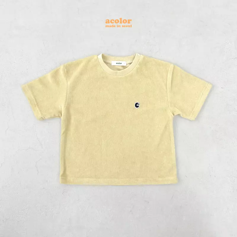 Color - Korean Children Fashion - #discoveringself - C Logo Terry Tee - 11
