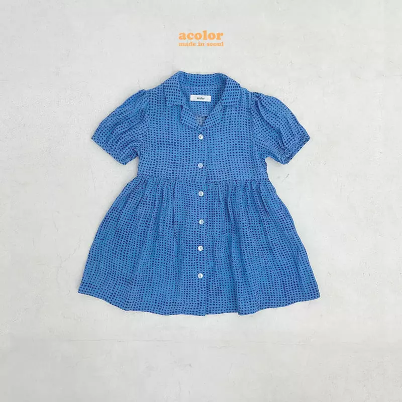 Color - Korean Children Fashion - #discoveringself - Puff Shirring One-piece