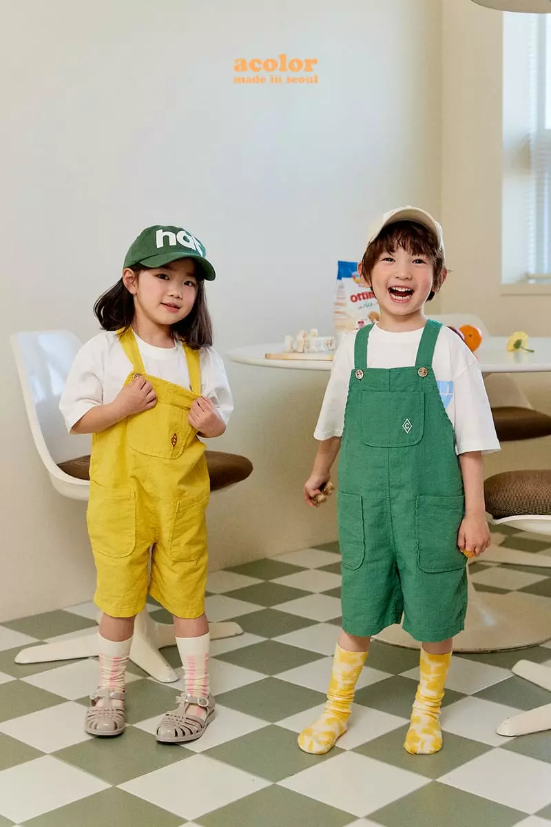 Color - Korean Children Fashion - #kidsshorts - Dungarees Pants - 6