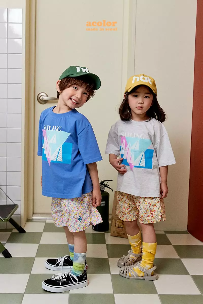 Color - Korean Children Fashion - #kidsshorts - Saleing Tee - 3