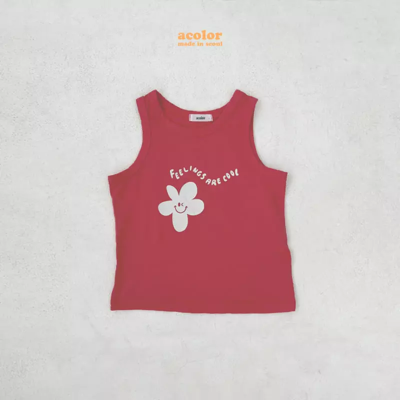 Color - Korean Children Fashion - #kidsstore - Feelings Flower Sleeveless