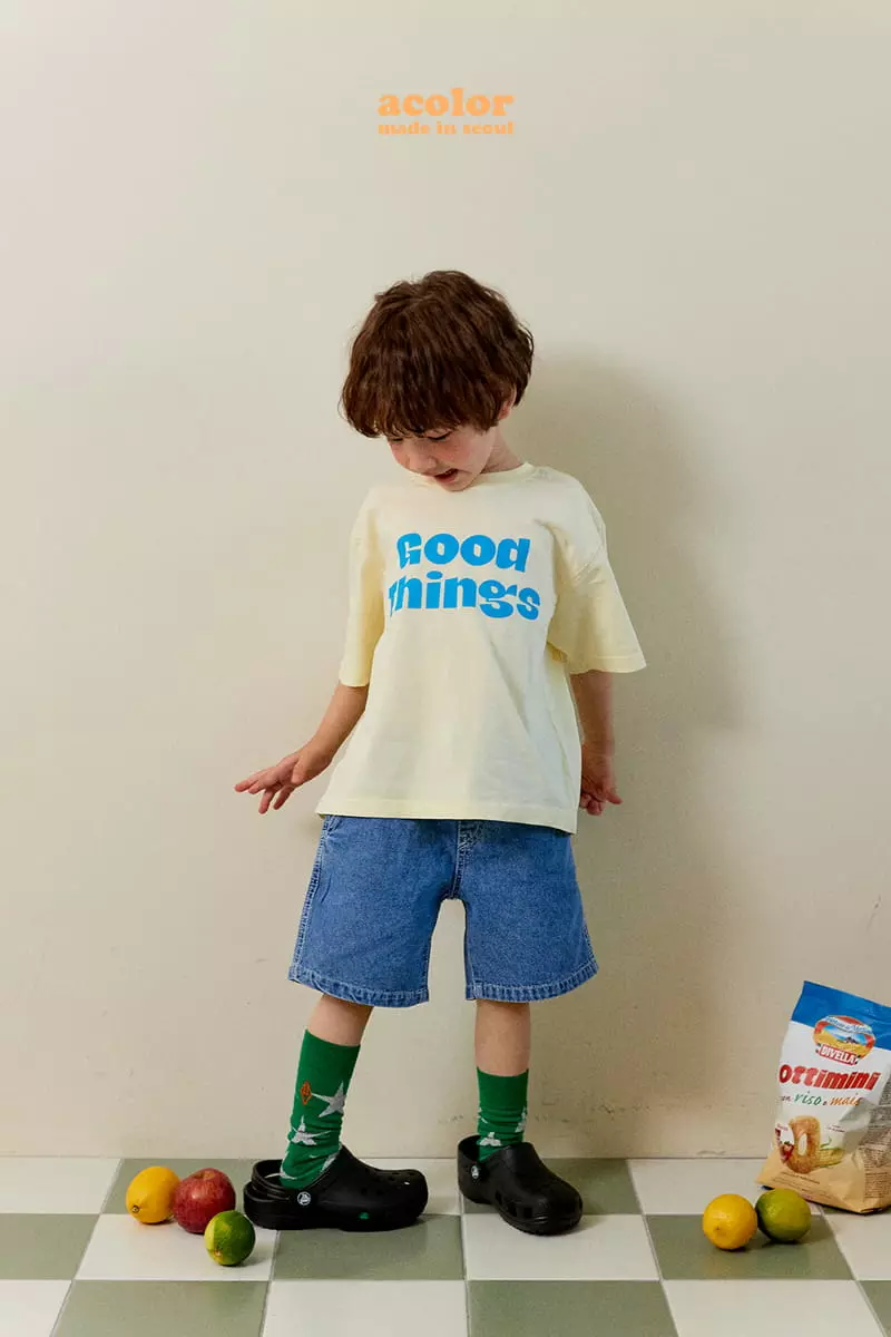 Color - Korean Children Fashion - #littlefashionista - Denim Shorts - 11