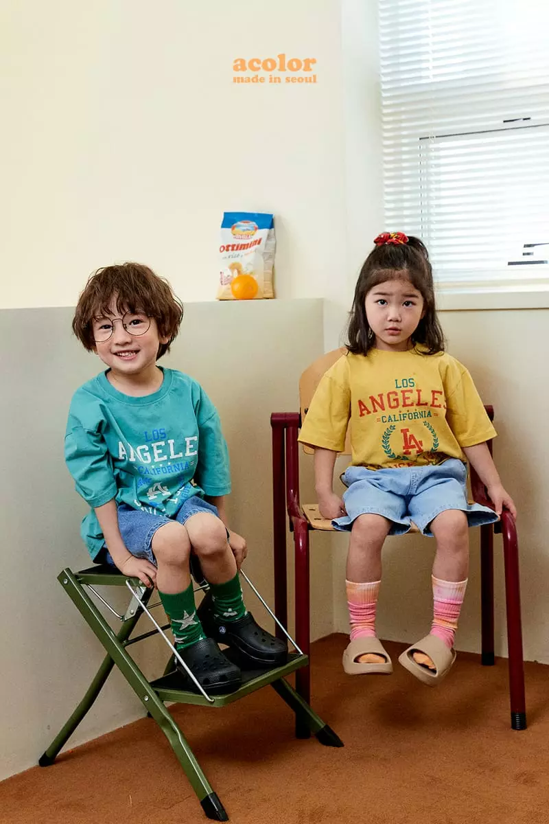 Color - Korean Children Fashion - #littlefashionista - Los Tee - 6