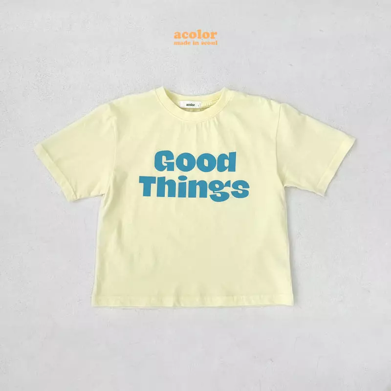 Color - Korean Children Fashion - #magicofchildhood - Good Thing Tee - 10