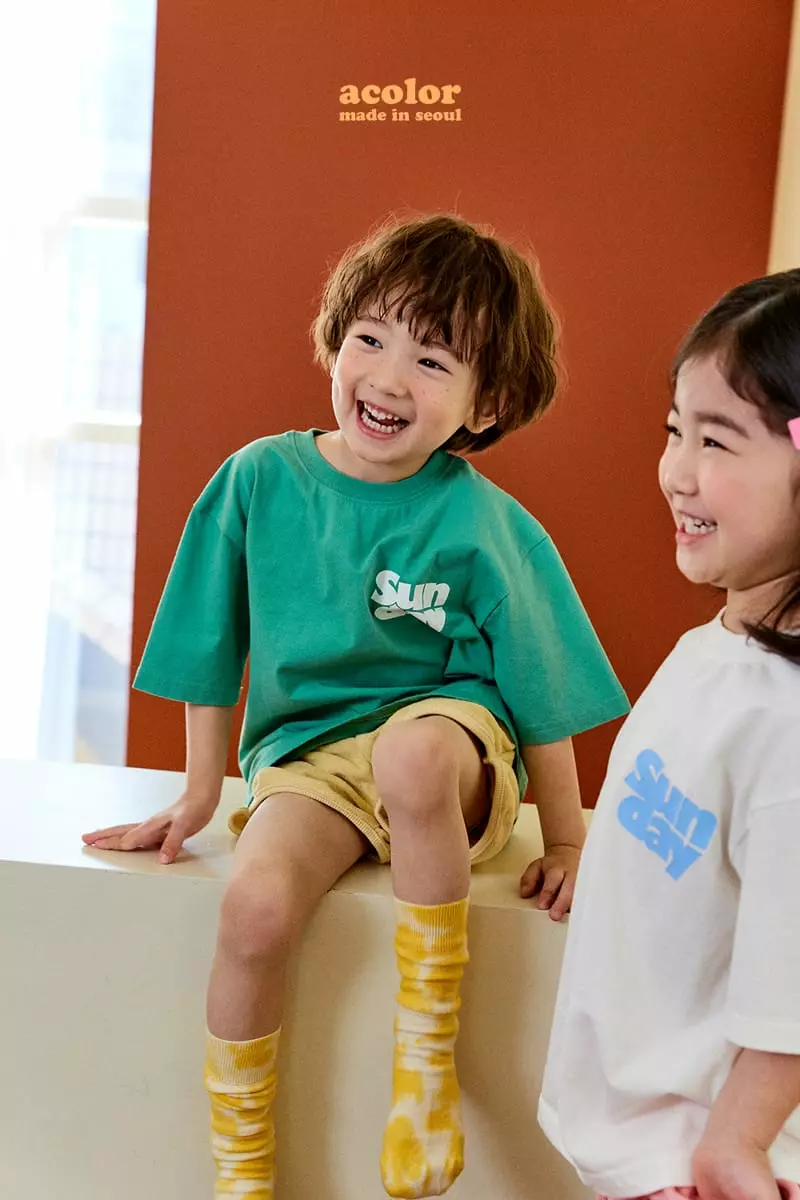 Color - Korean Children Fashion - #magicofchildhood - Sunfay Tee - 6