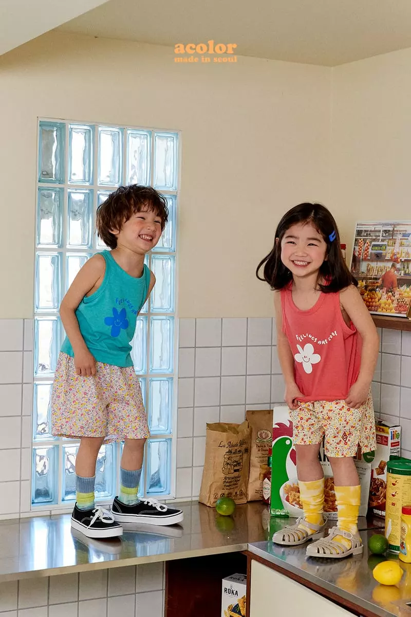 Color - Korean Children Fashion - #prettylittlegirls - Feelings Flower Sleeveless - 7