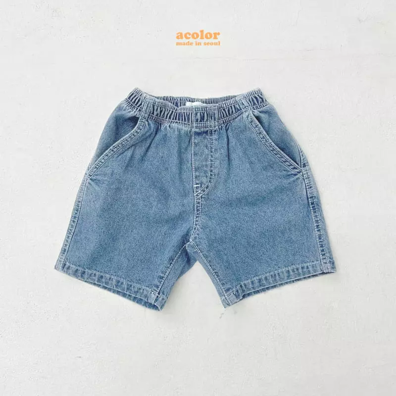 Color - Korean Children Fashion - #stylishchildhood - Denim Shorts