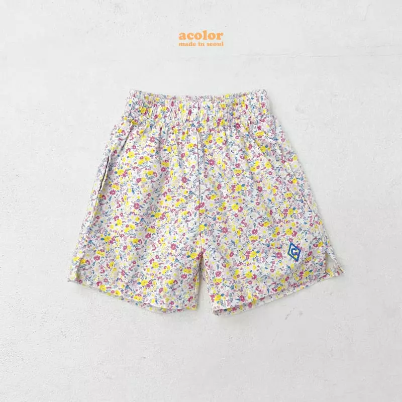 Color - Korean Children Fashion - #toddlerclothing - Flower Shorts