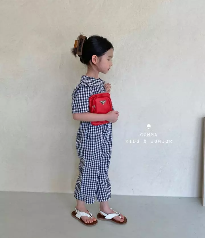 Comma - Korean Children Fashion - #Kfashion4kids - Circle Collat Jumpsuit - 6
