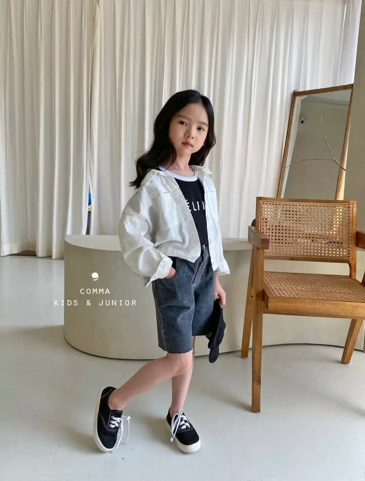 Comma - Korean Children Fashion - #Kfashion4kids - Linen Shirt Jacket - 11