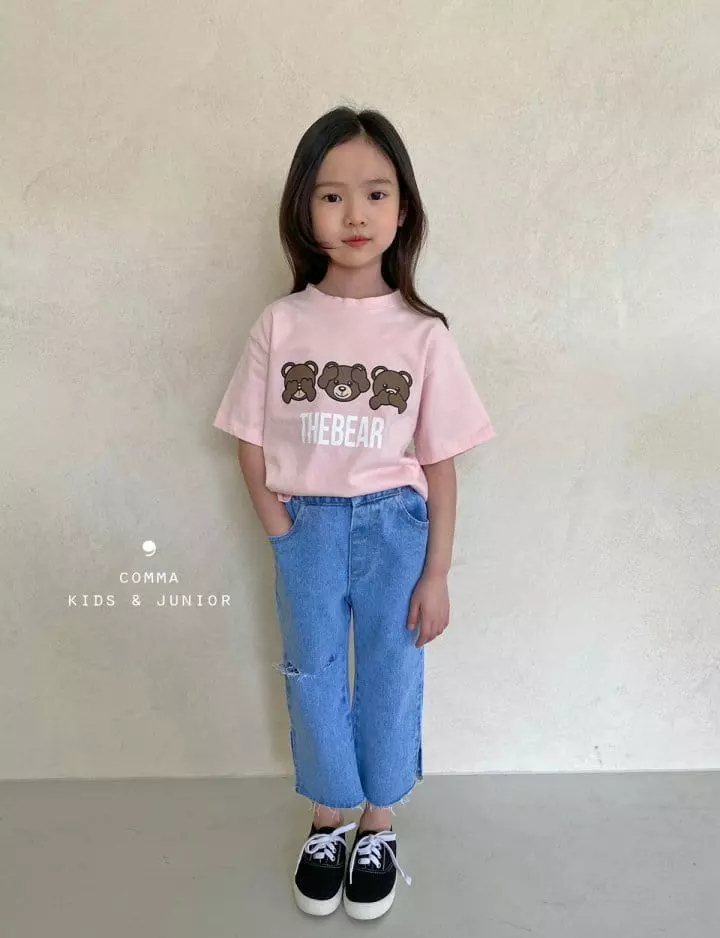 Comma - Korean Children Fashion - #Kfashion4kids - Bear Tee