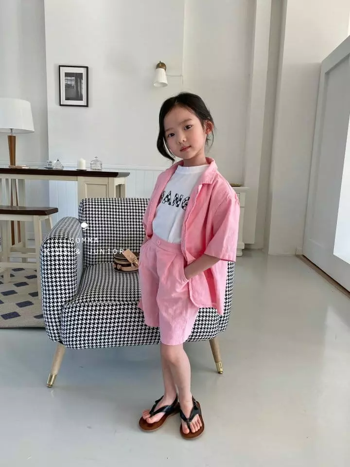 Comma - Korean Children Fashion - #Kfashion4kids - Linen Shorts - 6