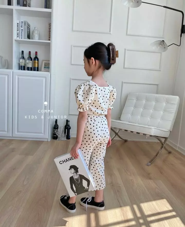 Comma - Korean Children Fashion - #childofig - Dot Slit Pants - 10