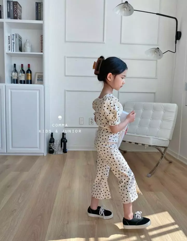 Comma - Korean Children Fashion - #childofig - Dot Slit Pants - 9