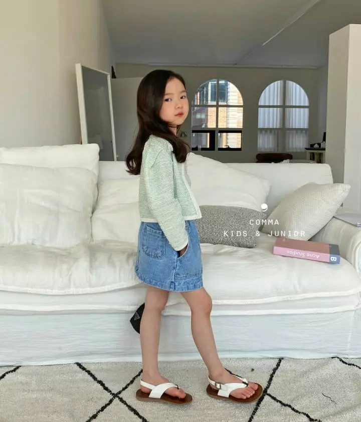 Comma - Korean Children Fashion - #childofig - Cardigan Sleeveless Set - 3