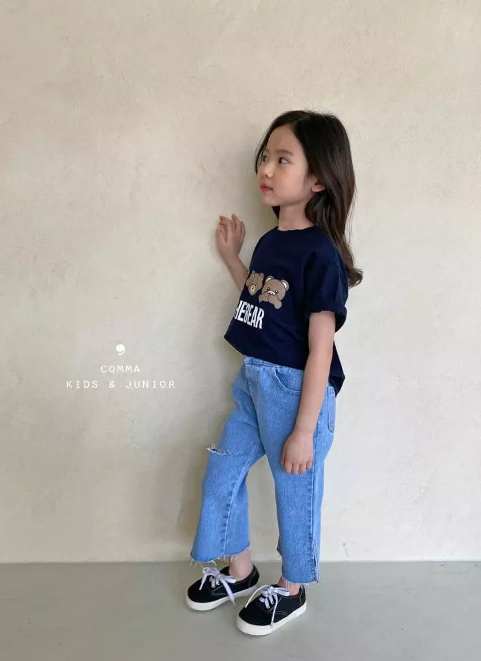 Comma - Korean Children Fashion - #childofig - Bear Tee - 9