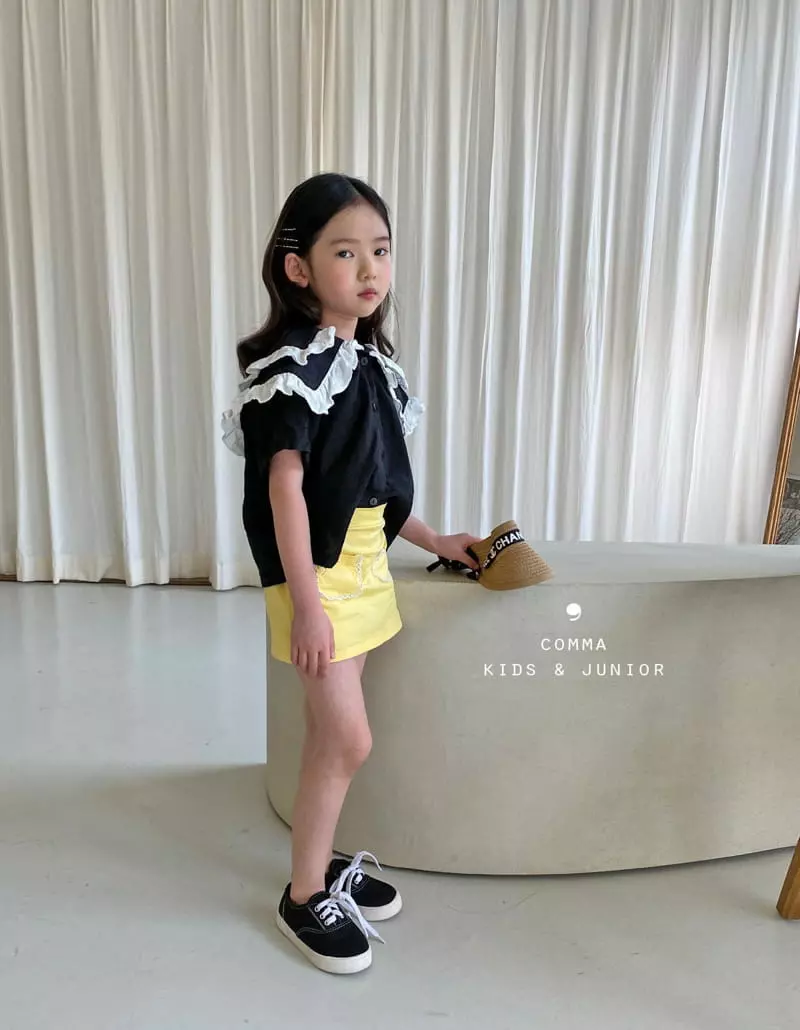 Comma - Korean Children Fashion - #childofig - Twice Collar Blouse - 8