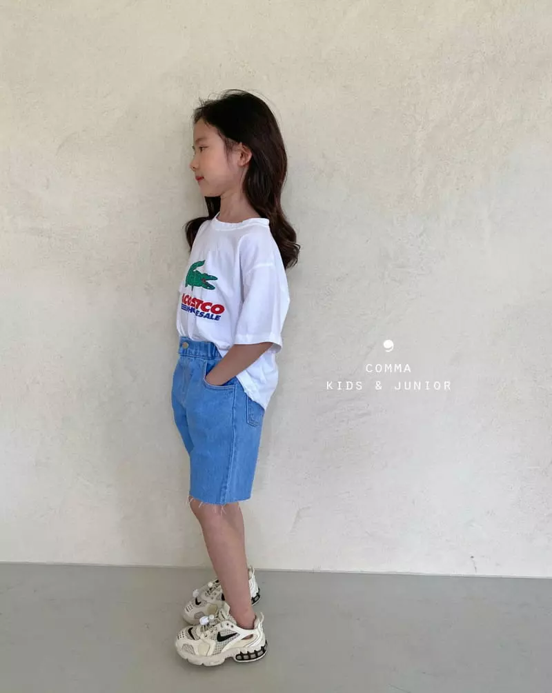 Comma - Korean Children Fashion - #childofig - Denim Shorts - 5