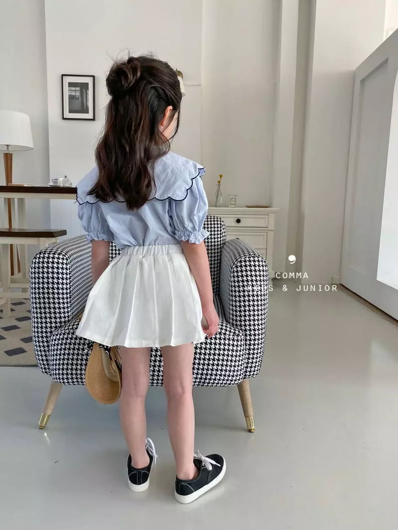 Comma - Korean Children Fashion - #childofig - Linen Mini Wrinkle Skirt - 11