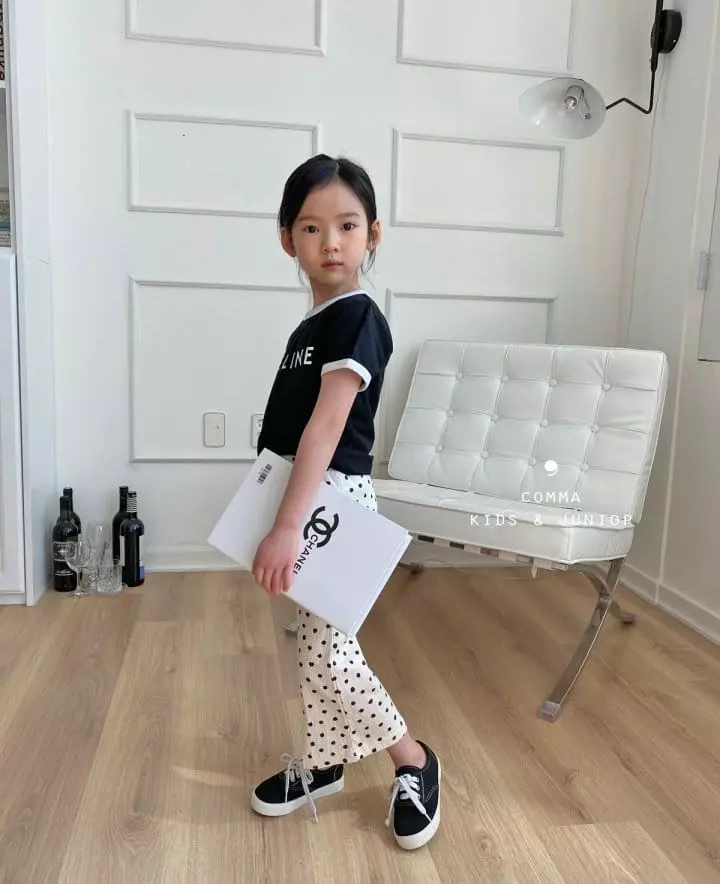 Comma - Korean Children Fashion - #childrensboutique - Dot Slit Pants - 11