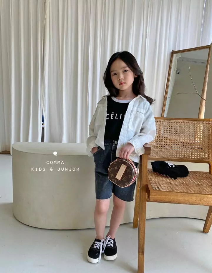Comma - Korean Children Fashion - #childofig - Linen Shirt Jacket - 4